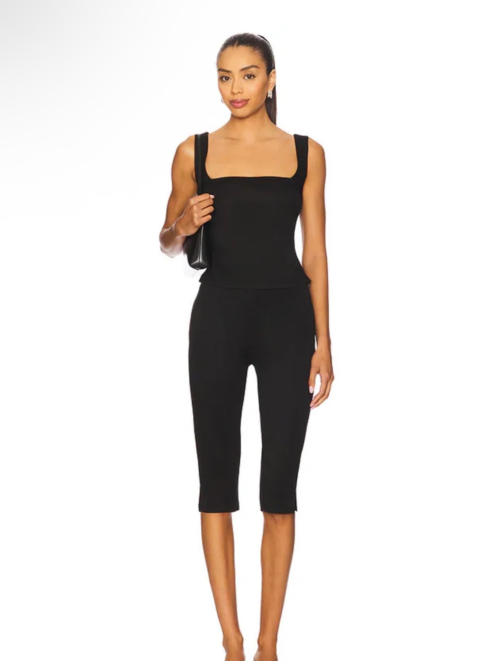 Wilma Capri Set in Black superdown